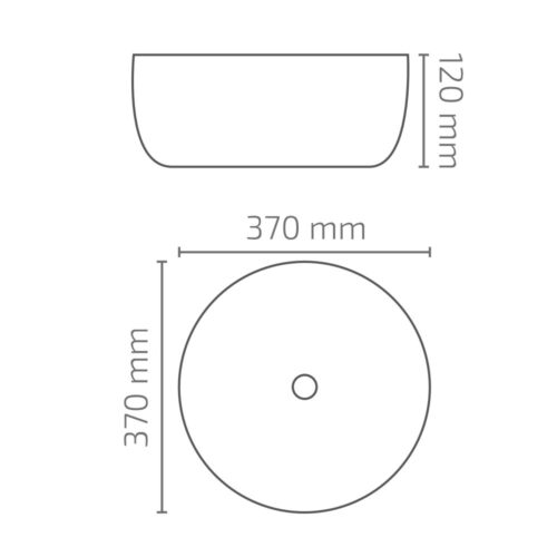 Dimensiones Lavabo ceramica esferico baño Dimensiones Lavabo ceramica esferico baño